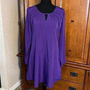 Vfish Purple Long Sleeve Dress